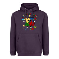 Plum one puzzle bougie Heavyweight Hoodie - MaliasSmallBusiness