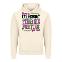 Vintage Artic sorry im cranky im going through my terrible forti Vintage Hoodie - texasbilliewilder