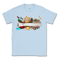Dusty Blue preview teachers name Classic Tee - AdoDesignShop