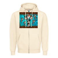 Sandshell bull skull cross tumbler Zipper Hoodie - JahusDesignShop