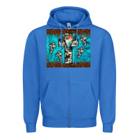 True Royal bull skull cross tumbler Zipper Hoodie - JahusDesignShop