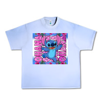 Grape Ice stitch ohana Urban Heavy Tee - Zillion Design Studio