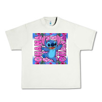 Pistachio stitch ohana Urban Heavy Tee - Zillion Design Studio