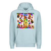 Blue Mist Western Human LGBTQ+ Tumbler Premium Hoodie - BundleAndBundleShop