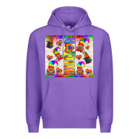 Purple Western Human LGBTQ+ Tumbler Premium Hoodie - BundleAndBundleShop