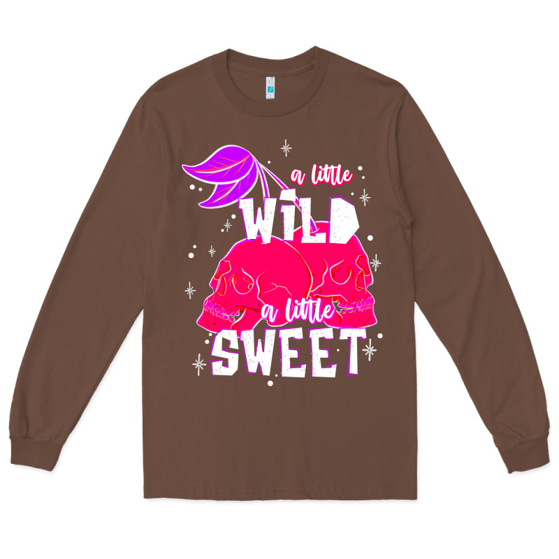 A Little Wild A Little Sweet Long Sleeve Tee by JahusDesignShop | Teevron