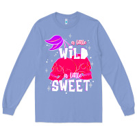Colony Blue a little wild a little sweet Long Sleeve Tee - JahusDesignShop