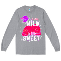 Heather Grey a little wild a little sweet Long Sleeve Tee - JahusDesignShop