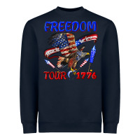 Navy freedom born to be free tour 1776 Heavyweight Sweatshirt - texasbilliewilder