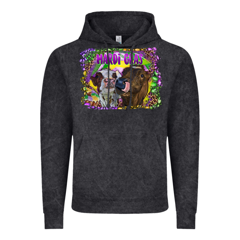 Mardi Gras Heifers Vintage Hoodie by RanaPortraitStore | Teevron