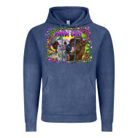 Vintage Denim Mardi Gras Heifers Vintage Hoodie - RanaPortraitStore