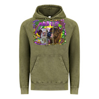 Vintage Olive Mardi Gras Heifers Vintage Hoodie - RanaPortraitStore