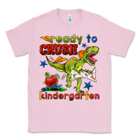 Bubblegum Pink ready to crush kindergarten Classic Tee - BundleAndBundleShop