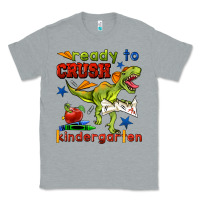 Heather Grey ready to crush kindergarten Classic Tee - BundleAndBundleShop