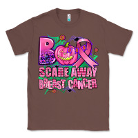 Chestnut halloween boo with cancer ribbon breast cancer sca Classic Tee - AdoDesignShop