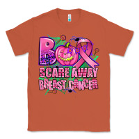 Copper halloween boo with cancer ribbon breast cancer sca Classic Tee - AdoDesignShop