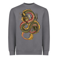 Storm green and yellow dragon Heavyweight Sweatshirt - RanaPortraitStore