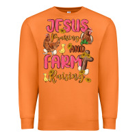 Carrot jesus praising and farm raising Premium Sweatshirt - MaliasSmallBusiness