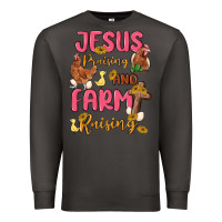 Smoke jesus praising and farm raising Premium Sweatshirt - MaliasSmallBusiness