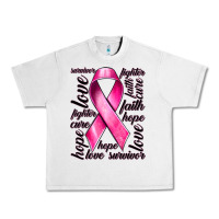 Lunar Rock Breast Cancer Ribbon Hope Love Faith Urban Heavy Tee - texasbilliewilder