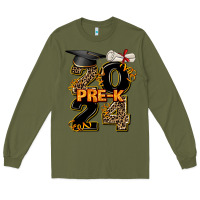 Army Green 2024 pre k graduation Long Sleeve Tee - AdoDesignShop