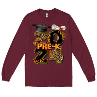 Burgundy 2024 pre k graduation Long Sleeve Tee - AdoDesignShop