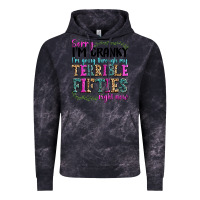 Cloud Black sorry i’m cranky i’m going through my terrible Vintage Hoodie - texasbilliewilder