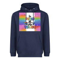 Navy be proud of who you are Heavyweight Hoodie - MaliasSmallBusiness
