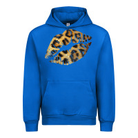 Cobalt Leopard Lips Urban Hoodie - Bettercallsaul