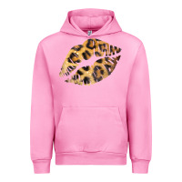 Fuchsia Pink Leopard Lips Urban Hoodie - Bettercallsaul