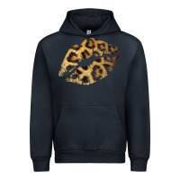Navy Leopard Lips Urban Hoodie - Bettercallsaul