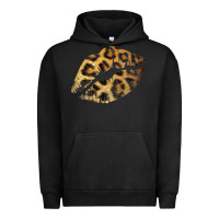 Pigment Black Leopard Lips Urban Hoodie - Bettercallsaul