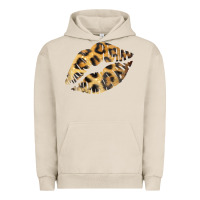 Pigment French Oak Leopard Lips Urban Hoodie - Bettercallsaul