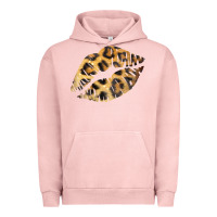 Pigment Salmon Leopard Lips Urban Hoodie - Bettercallsaul