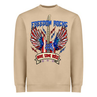 Mushroom freedom rocks make some noise Heavyweight Sweatshirt - texasbilliewilder