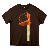 Chocolate Brown Single Man Lift Heavy Core Tee - LillyAllenDesigns