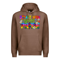 Chestnut LGBTQ+ Don't Hide Your Pride Premium Hoodie - BundleAndBundleShop