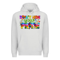 Dove Grey LGBTQ+ Don't Hide Your Pride Premium Hoodie - BundleAndBundleShop