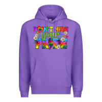 Purple LGBTQ+ Don't Hide Your Pride Premium Hoodie - BundleAndBundleShop