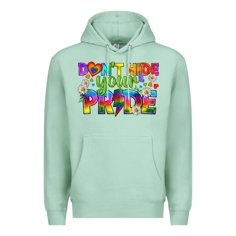 Lgbtq+ Don't Hide Your Pride Premium Hoodie by BundleAndBundleShop | Teevron