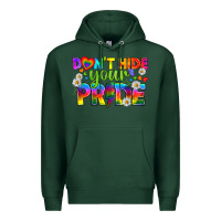 Sports Green LGBTQ+ Don't Hide Your Pride Premium Hoodie - BundleAndBundleShop