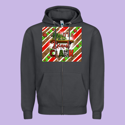 It's A Beaut Clark Zipper Hoodie Designed By Jasminsmagicworld