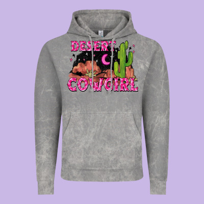 Desert Cowgirl Vintage Hoodie Designed By Zillion Design Studio