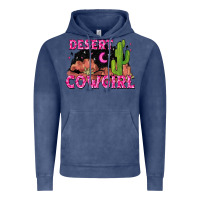 Vintage Denim desert cowgirl Vintage Hoodie - Zillion Design Studio
