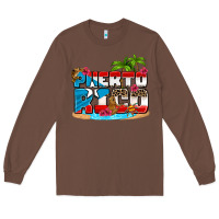Chestnut puerto rico and flowers with frog Long Sleeve Tee - AdoDesignShop