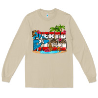 Mushroom puerto rico and flowers with frog Long Sleeve Tee - AdoDesignShop