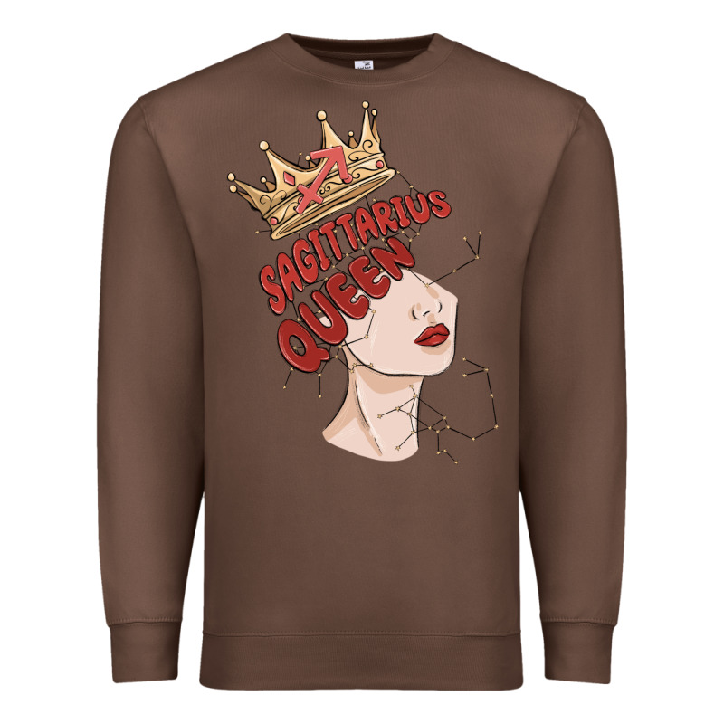 Sagittarius Queen Premium Sweatshirt by MaliasSmallBusiness | Teevron