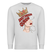 Dove Grey sagittarius queen Premium Sweatshirt - MaliasSmallBusiness