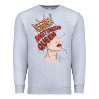 Heather Grey sagittarius queen Premium Sweatshirt - MaliasSmallBusiness