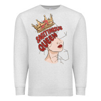 Oatmeal Heather sagittarius queen Premium Sweatshirt - MaliasSmallBusiness